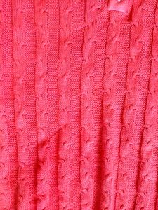 Red Woollen Crop Trop