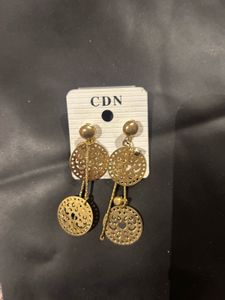 Golden Drop Earrings