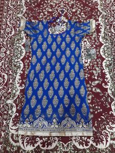 Royal Blue Colour Heavy Diamond Work Suit