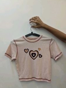 Cute Heart Graphic Tee