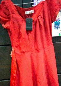 Red Dress with Tag