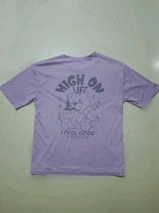 Lavender Graphic T-shirt