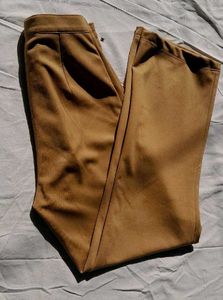 Brown Casual Pants
