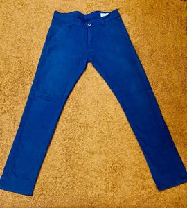 Nevy Blue Pro Fit Cotton Jeans