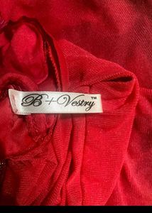 Red Partywear Gown