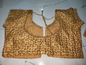 Golden Embellished Blouse