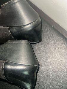 Black Wedge Stylish Pumps