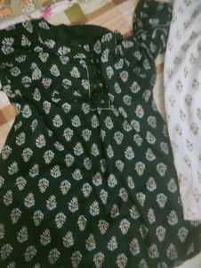 Black And White Kurta Pant Set