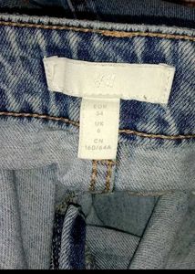 H&amp;M Blue Wide Leg Jeans