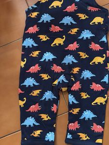 Cute Dino Print Overalls rompers