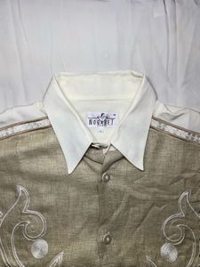 Vintage Nogaret Paris Embroidered Shirt