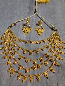 Gold Plated Jewellery Set