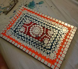 Wall Decor Mirror Work