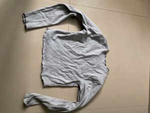 Grey Fitted Top