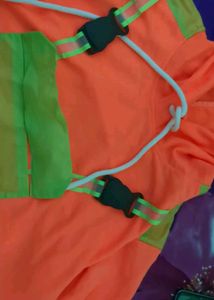 Neon Orange Pullover Hoodie