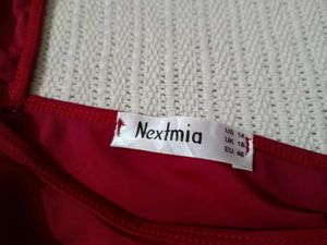 Burgundy Ruffle Tankini Top