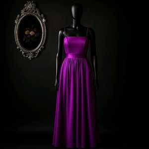 Elegant Purple Maxi Dress