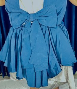 Deep Back - Bow Party Top