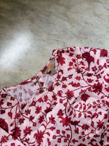 Floral Print Kurta Set