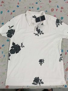 A White Tshirt Of Shein Brand