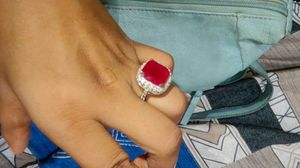 Red Stone Cocktail Ring