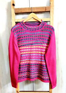 Rust Colour Pullover Size-40