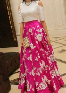 Pink & White Lehenga💗🤍✨