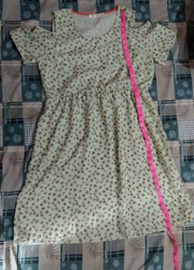 Cute Floral Midi Dress