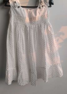 White Polka Dot Dress