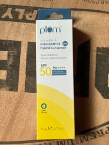 Plum Rice Water Sunscreen SPF 50