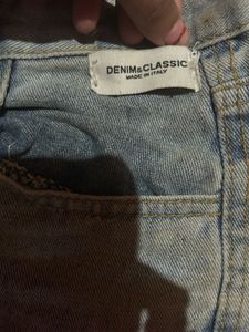 Denim Bermuda Shorts