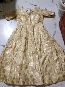 Elegant Gold Dress