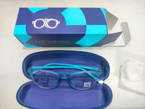 Lenskart Sky Blue Orange Rim Air Essentials Frame