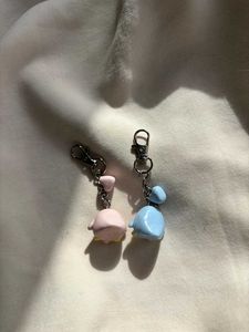 Penguin With Tie Clay Keychains (1 Pc)