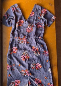 Floral Print Midi Dress