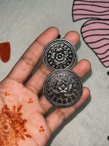 Statement Silver Earrings