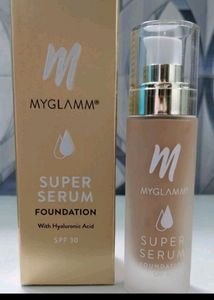 Combo Of Myglamm Blush And Highlighter: MyGlamm K.Play Flavoured Blush - Sweet Peach : MyGlamm K.Play Flavoured Highlighter - Ripe Melon + Myglamm Super Serum Foundation Shade 103W Creme
