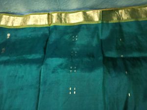GentlyUsed Emerald Green KanchiPattu Saree