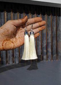 Long Threaded Earrings
