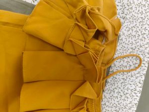 Yellow Off-Shoulder Top