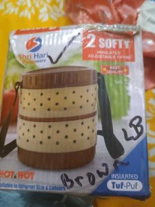 New Unused 2 Piece Tiffin
