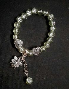 Charming Green Beaded Bracelet