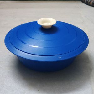 Blue Serving Bowl With Lid