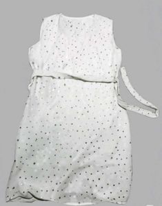 White Sleeveless Dress