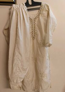 Punjabi Suit With Beautiful Net Dupatta✨