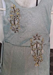 Sky Blue Girl Gown