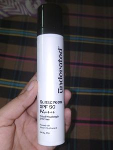 Underrated SPF 50 Sunscreen