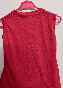 Pink Sleeveless Top