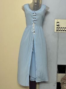 Pintrest Blue One Pieces Dress