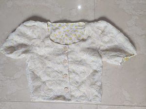 Floral Lace Puff Sleeve Top